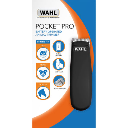 Wahl Pocket Pro Cordless Nose and Paw Pet Trimmer, Self-Sharpening Blades
