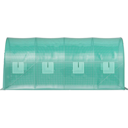 Walk-In Tunnel Greenhouse 15 x 7 x 7 Ft, 2 Doors