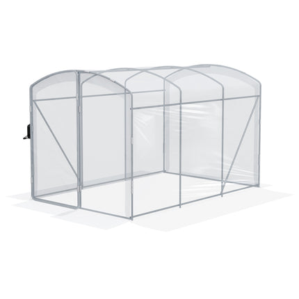 Begehbares Folientunnel-Gewächshaus, transparente Abdeckung, 3x2x2m