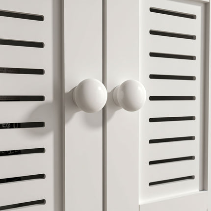Wall Cabinet with Towel Rail – Bathroom or Kitchen Storage