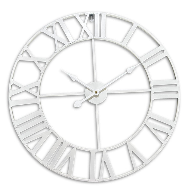Wanduhr, römische Ziffern, 60 cm Durchmesser