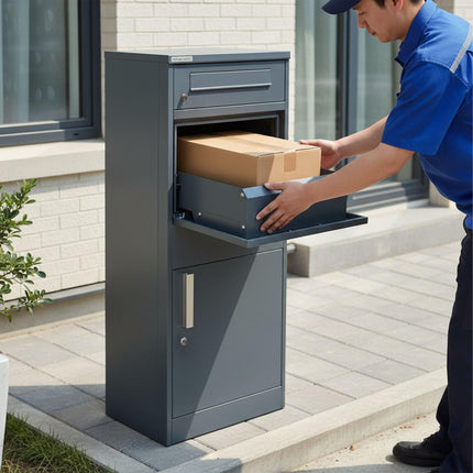 Wand- und Bodenmontierter Wetterfester Briefkasten
