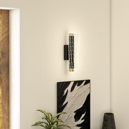 Wandleuchten-Set, geometrisches Design, 3 Lichtfarben, 9W LED