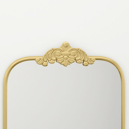 Barock Wandspiegel, 60x87cm, goldener Metallrahmen