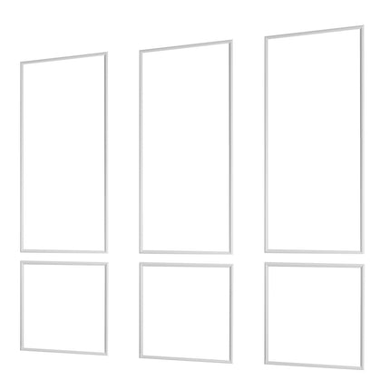 Wall Molding Kit, 3-Pack Paintable Polystyrene, White