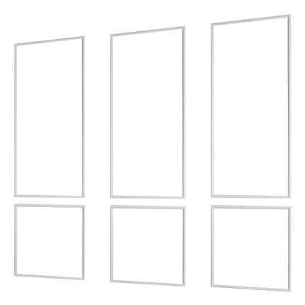 Wall Molding Kit, 3-Pack Paintable Polystyrene, White