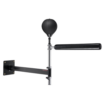 Wall-Mount Boxing Reflex Bar with Punching Ball, Adjustable Height