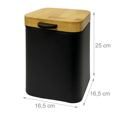 Wandmontierter 3L Badezimmereimer, Soft-Close-Deckel