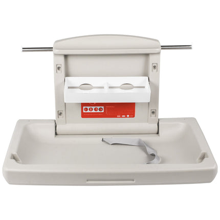 Wall-Mounted Baby Changing Station, Fold-Down HDPE