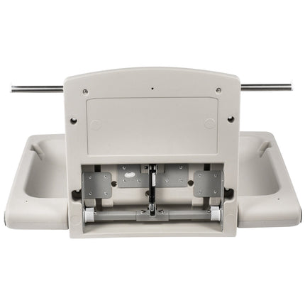 Wall-Mounted Baby Changing Station, Fold-Down HDPE