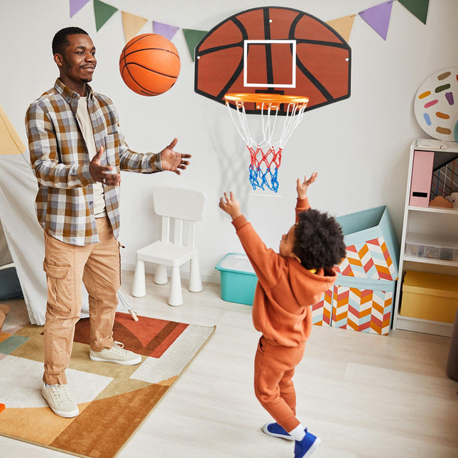 Wandmontierter Basketballkorb, 26 x 17,5 bruchsicheres Backboard
