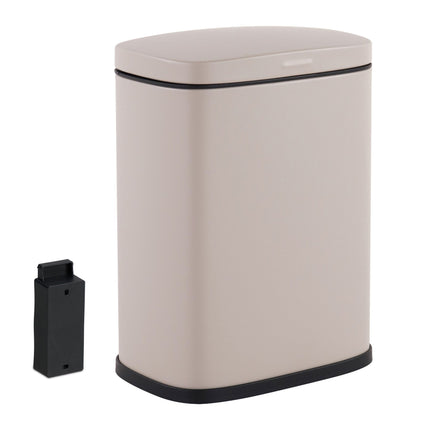 Wandmontierter Badezimmer-Mülleimer, 3 L, mit Soft-Close-Deckel