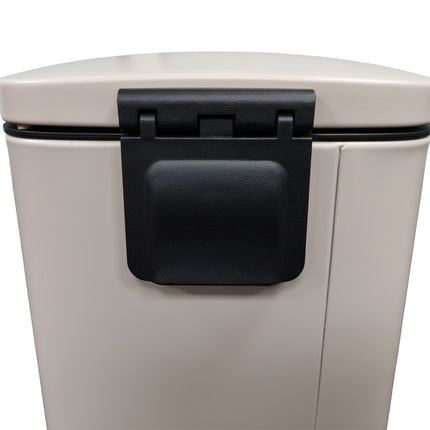 Wandmontierter Badezimmer-Mülleimer, 3 L, mit Soft-Close-Deckel