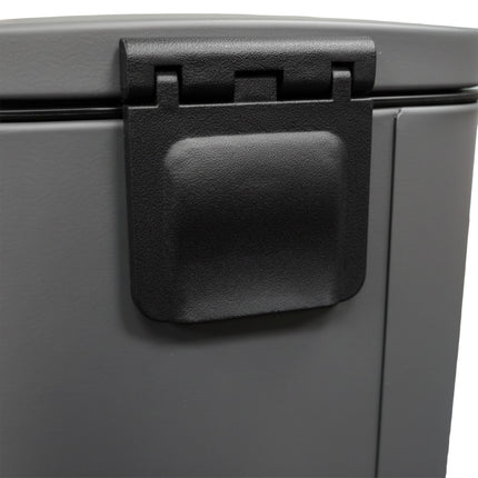 Wandmontierter Badezimmerabfalleimer, 3 l, mit Soft-Close-Deckel