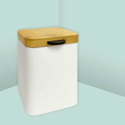 Wandmontierter Badezimmer-Mülleimer, 3L, mit Absenkautomatik