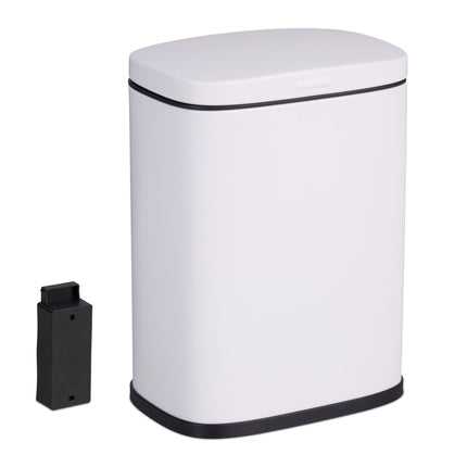 Wandmontierter Badezimmerabfalleimer, 3 l, Soft-Close-Deckel