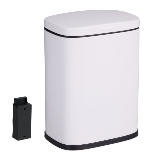 Wandmontierter Badezimmerabfalleimer, 3 l, Soft-Close-Deckel