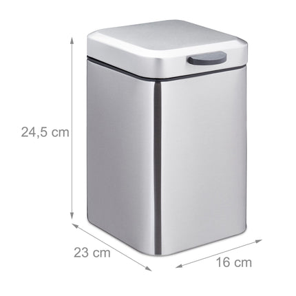 Wandmontierter Badezimmerabfalleimer 3 Liter