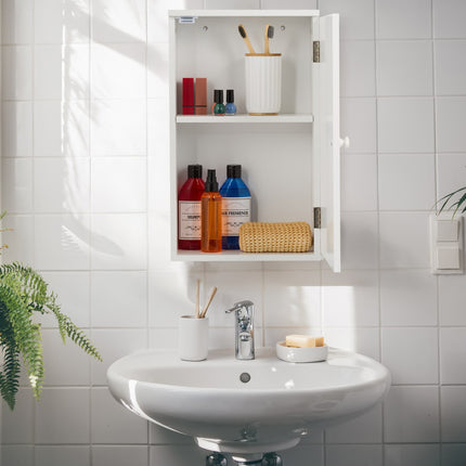Wall-Mounted Bathroom Cabinet with Adjustable Shelf