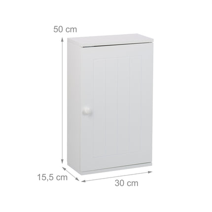Wall-Mounted Bathroom Cabinet with Adjustable Shelf