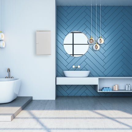 Wall-Mounted Bathroom Cabinet with Adjustable Shelf