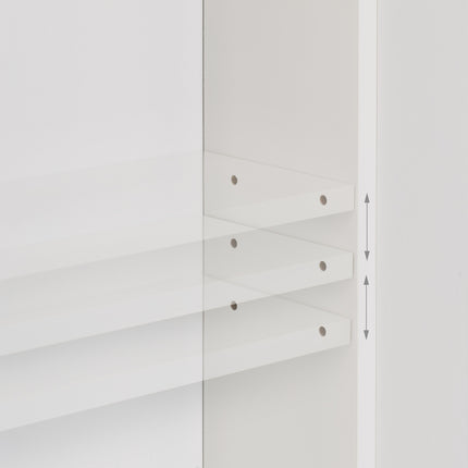 Wall-Mounted Bathroom Cabinet with Adjustable Shelf