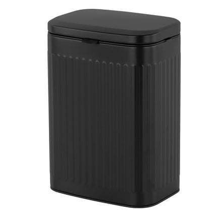 Wall-Mounted Black Waste Bin, 8L Capacity