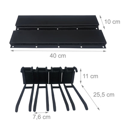 Wall-Mounted Carbon Steel Tool Holder Kit