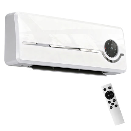 Nástěnný keramický ohřívač, 2000W, dálkové ovládání, LED displej