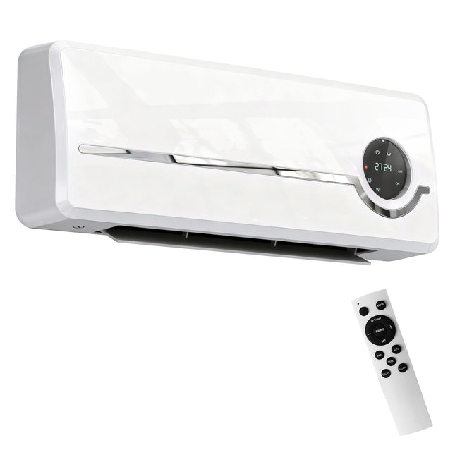 Wandkeramikheizer, 2000W, Fernbedienung, LED-Anzeige