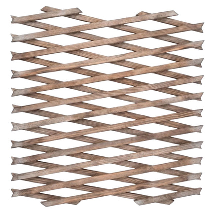 Wandmontiertes ausziehbares Fichten-Pflanzenspalier, 3er-Set