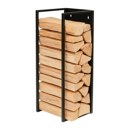 Wall-Mounted Firewood Rack – Indoor Log Storage