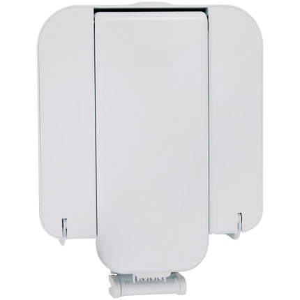 Wall-Mounted Folding ABS Shower Seat, 440 Lb Capacity