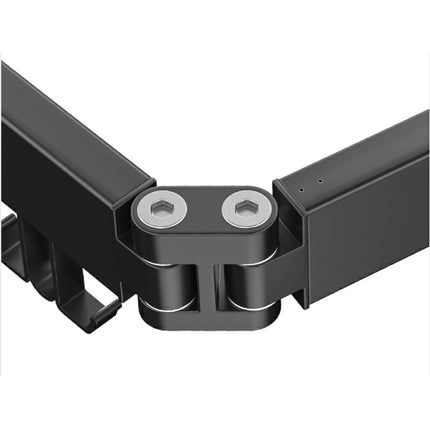 Wandmontierbarer Wäscheständer zum Zusammenklappen – rostfreies Aluminium