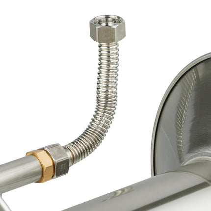 Wall-Mounted Garden Hose Reel with Crank Handle