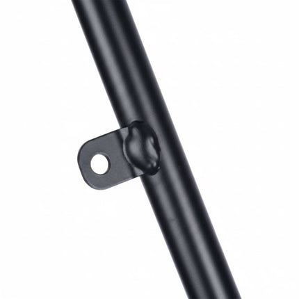 Wandmontiertes halbes Rosenbogen-Rankgitter, schwarzes Metall