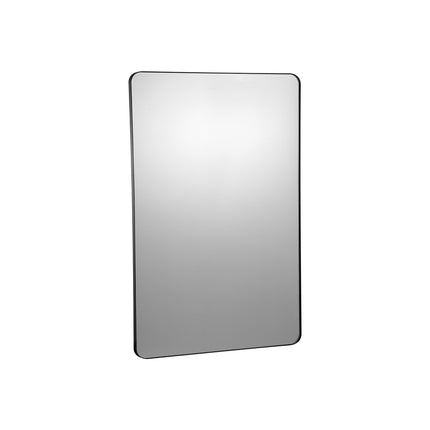 Wall-Mounted Makeup Mirror, 30 x 40 in, Aluminum, Shatter-Resistant