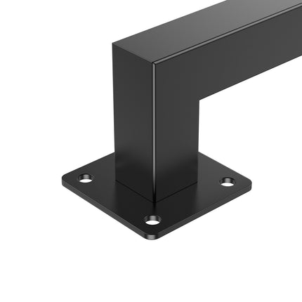 Wall-Mounted Stair Handrail, 910mm Carbon Steel, 113kg