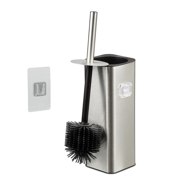 Wandmontiertes Toilettenbürsten-Set, flexibler Kopf