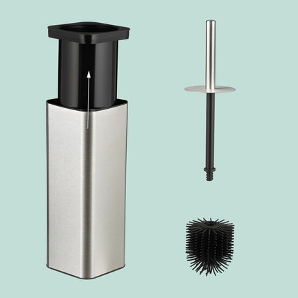 Wandmontiertes Toilettenbürsten-Set, flexibler Kopf