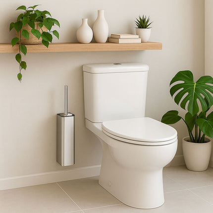 Wandmontiertes Toilettenbürsten-Set, flexibler Kopf