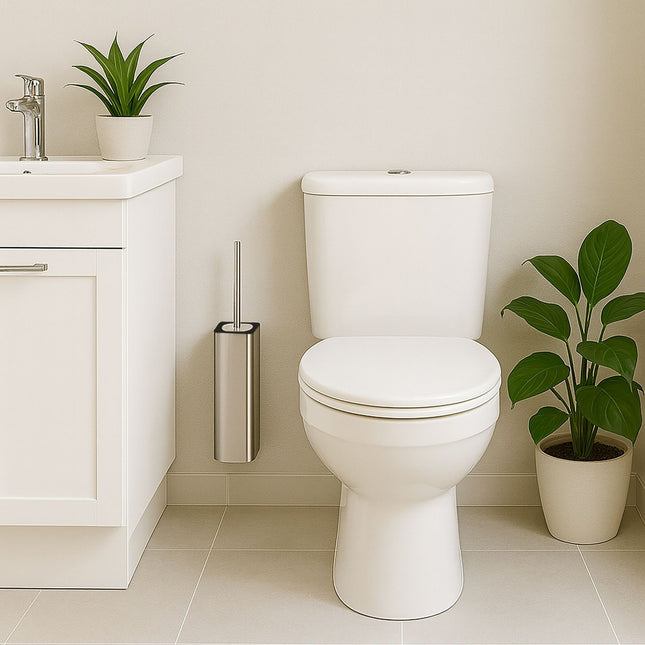 Wandmontiertes Toilettenbürsten-Set, flexibler Kopf