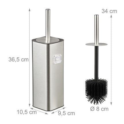 Wandmontiertes Toilettenbürsten-Set, flexibler Kopf