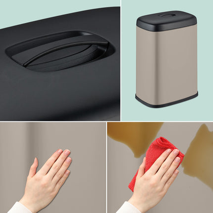 Wall-Mounted Waste Bin, 5L, Removable Lid