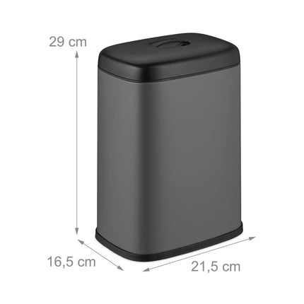Wall-Mounted Waste Bin, 5L, Removable Lid