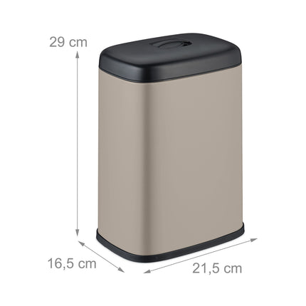 Wall-Mounted Waste Bin, 5L, Removable Lid