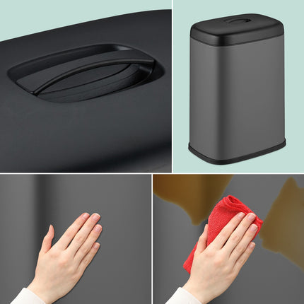 Wall-Mounted Waste Bin, 5L, Removable Lid