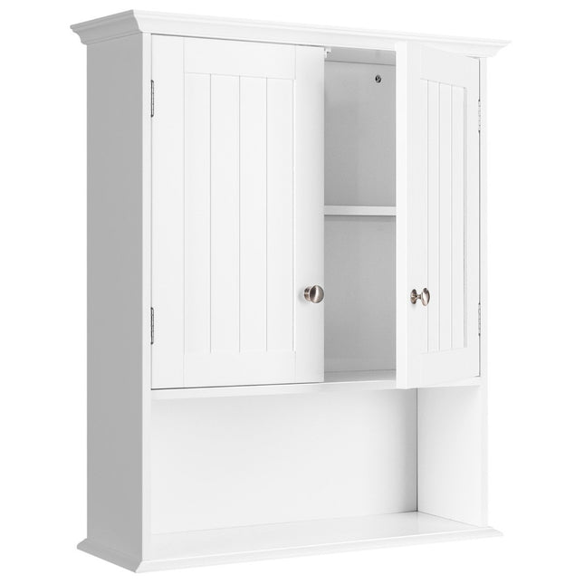 Hängeschrank Badschrank Hängeschrank Holzwandschrank 60 x 20 x 70,5 cm weiß