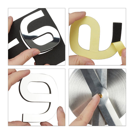 Wall clock DIY with 3D numbers