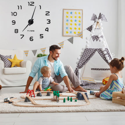 Wall clock DIY with 3D numbers